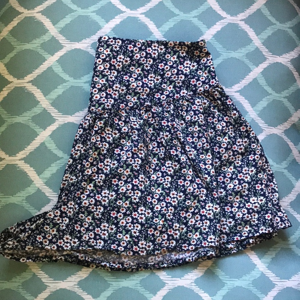 F21 Floral Zip Shorts